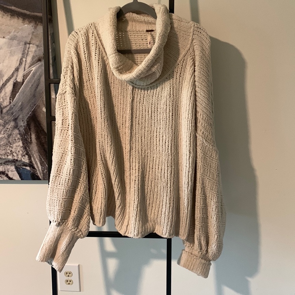 Free people oversized turtle neck sweater